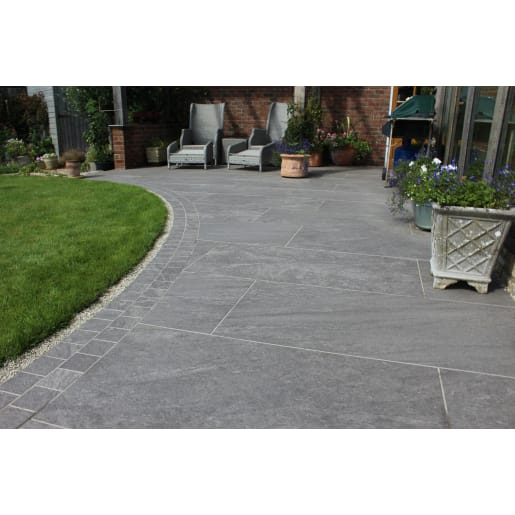 Vitripiazza Di Pietra Porcelain Flagstones 1200 x 600 x 20mm Terra