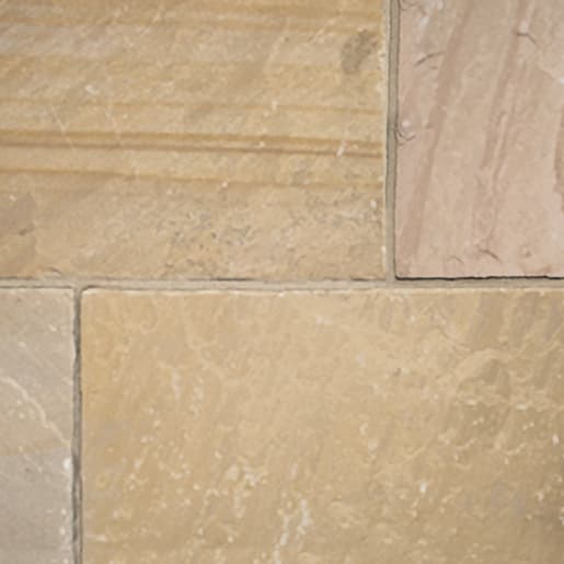 Talasey Natural Indian Sandstone Classicstone<BR>Project Pack 22.20m² <BR>Harvest