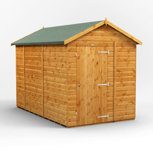 Power Sheds 10 x 6 Power Apex Windowless Garden Shed