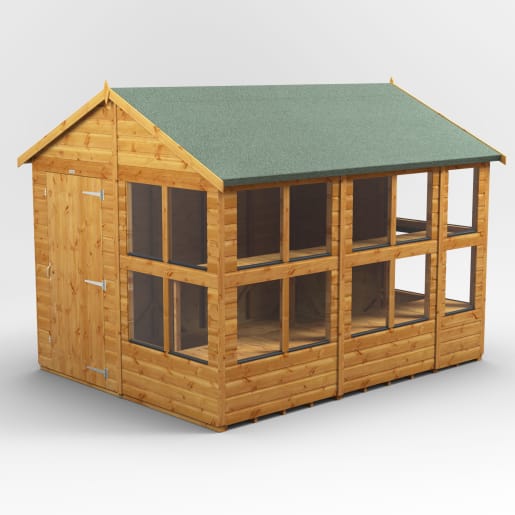 Power Sheds 10 x 8 Power Apex Potting Shed