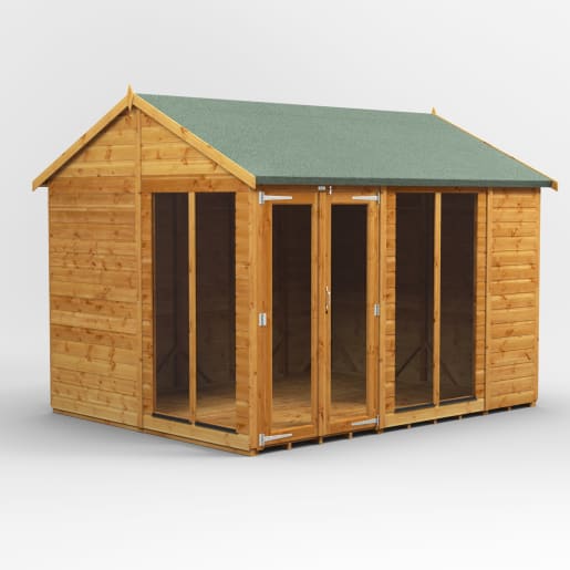 Power Sheds 10 x 8 Power Apex Summerhouse