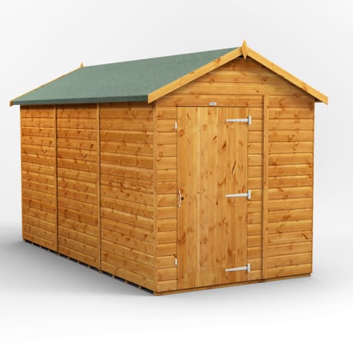 Power Sheds 12 x 6 Power Apex Windowless Garden Shed