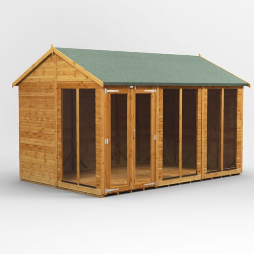 Power Sheds 12 x 8 Power Apex Summerhouse