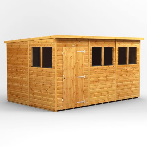 Power Sheds 12 x 8 Power Pent Garden Shed