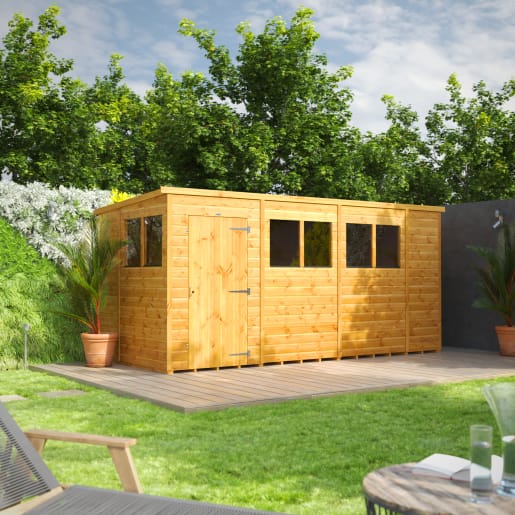 Power Sheds 14 x 6 Power Pent Garden Shed