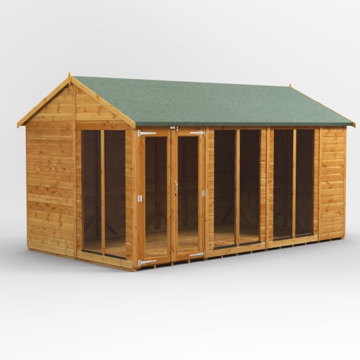 Power Sheds 14 x 8 Power Apex Summerhouse