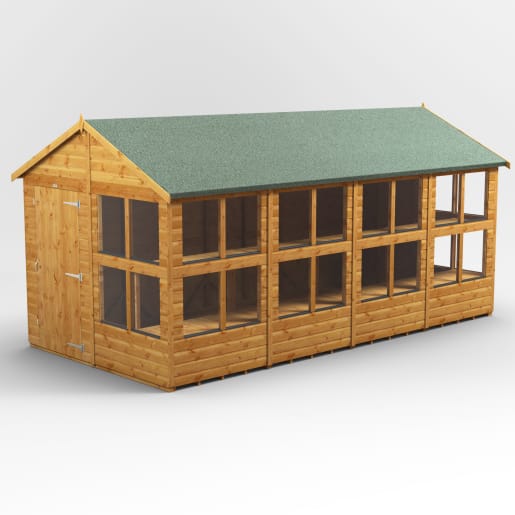 Power Sheds 16 x 8 Power Apex Potting Shed