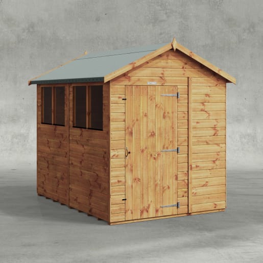 Powersheds 8 x 6 Apex Garden Shed