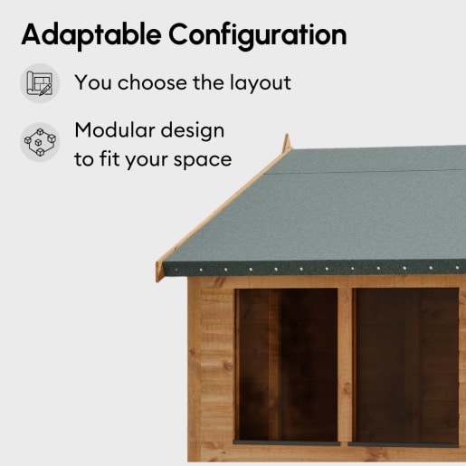 Powersheds 8 x 6 Apex Garden Shed
