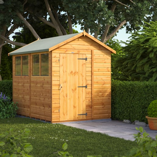 Powersheds 8 x 6 Apex Garden Shed