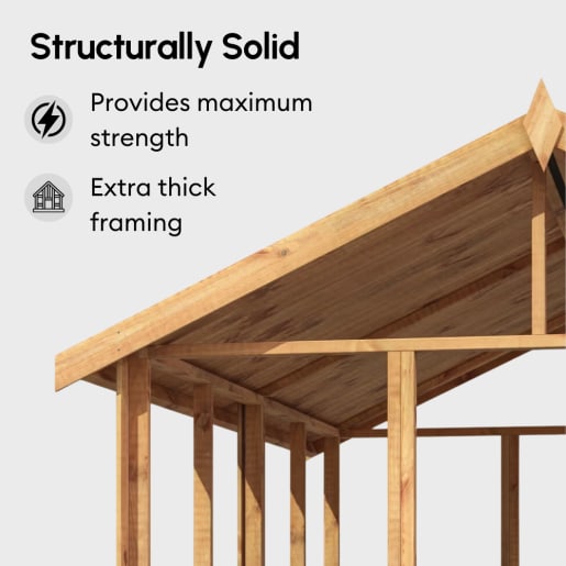 Powersheds 8 x 6 Apex Garden Shed