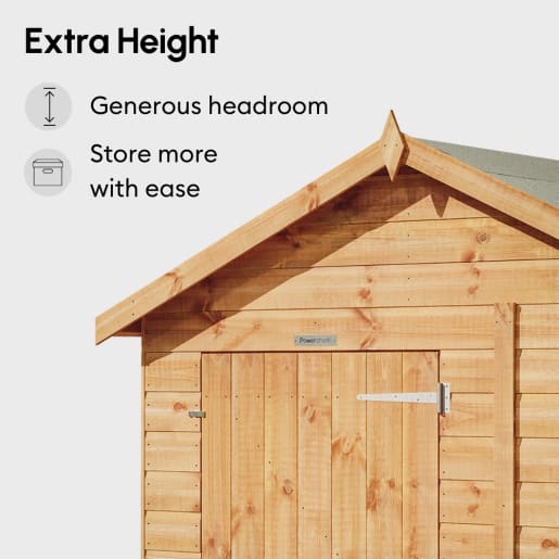 Powersheds 8 x 6 Apex