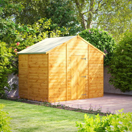 Power Sheds 6 x 10 Power Apex Windowless Garden Shed