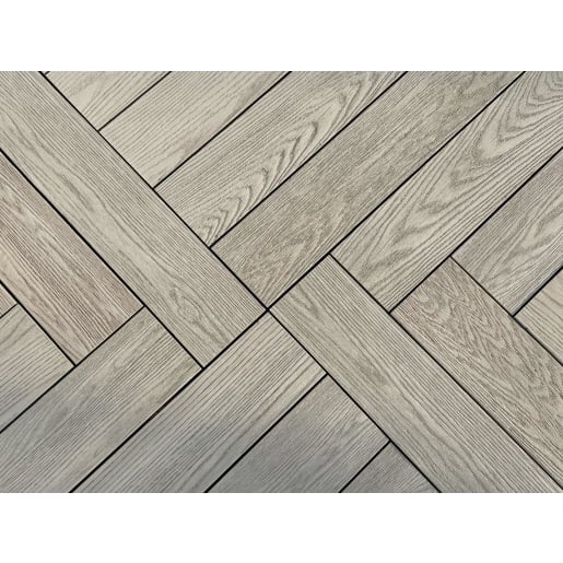 REDUX Smoke Solid Decking Board 3.6m
