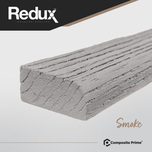 REDUX Smoke Solid Decking Board 3.6m