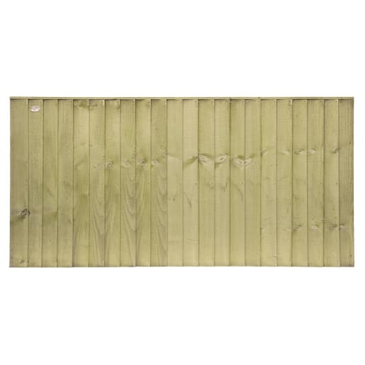 Grange Standard Featheredge Panel Green 0.9m