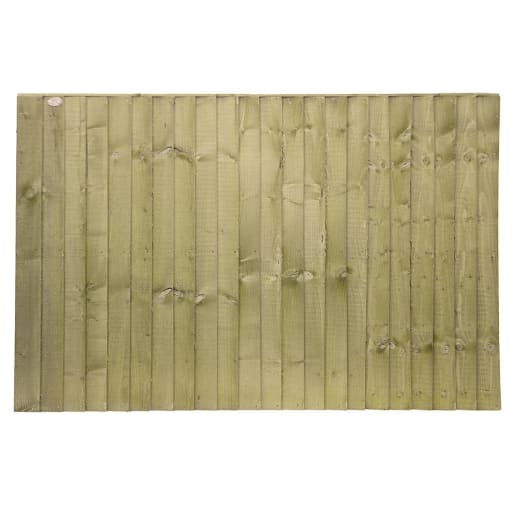 Grange Standard Featheredge Panel Green 1.2m