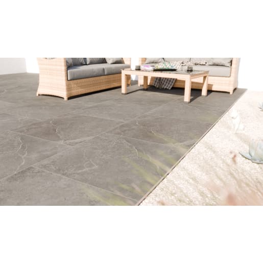 Terralis Nordic Mid Grey Porcelain 600x600mm