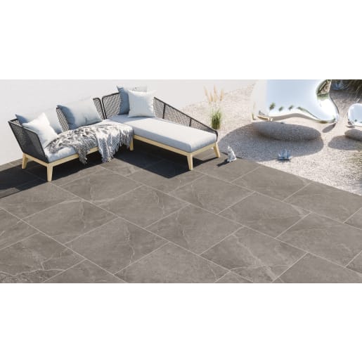 Terralis Nordic Mid Grey Porcelain 600x600mm