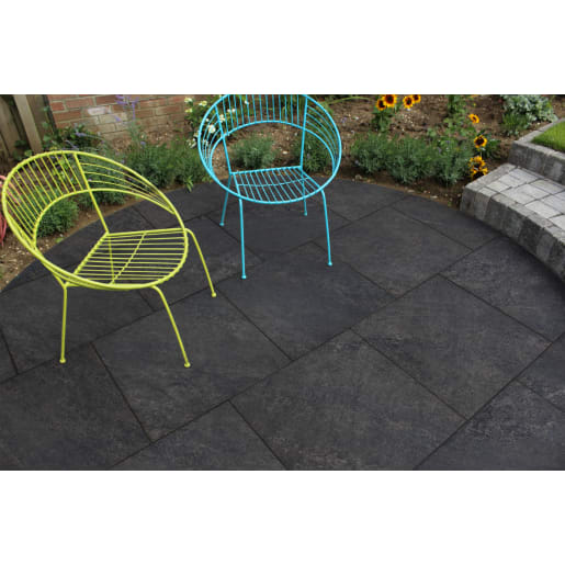 Vitripiazza Bellezza Lite Lago Paving<BR>600 x 600 x 16mm<BR>Charcoal