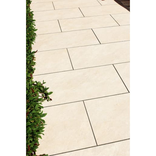 Vitripiazza Cava Quartz Lucio Paving 600 x 600 x 20mm Cream