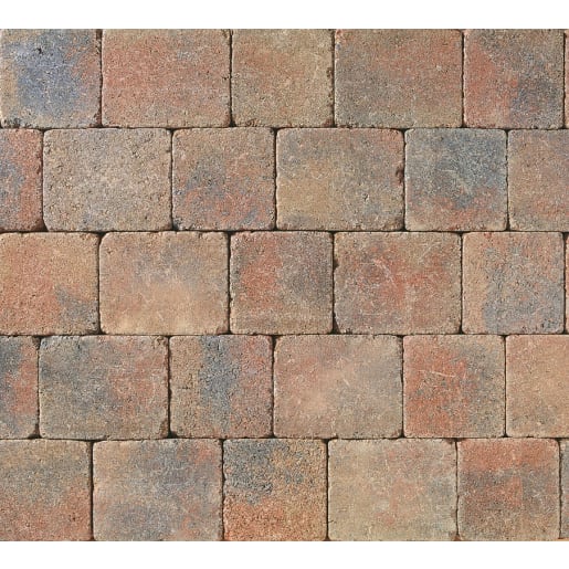 Tobermore Tegula Trio Block Paving 50mm Heather 13.65m²