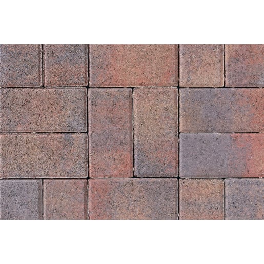 Tobermore Pedesta Block Paving 200 x 100 x 50mm Heather