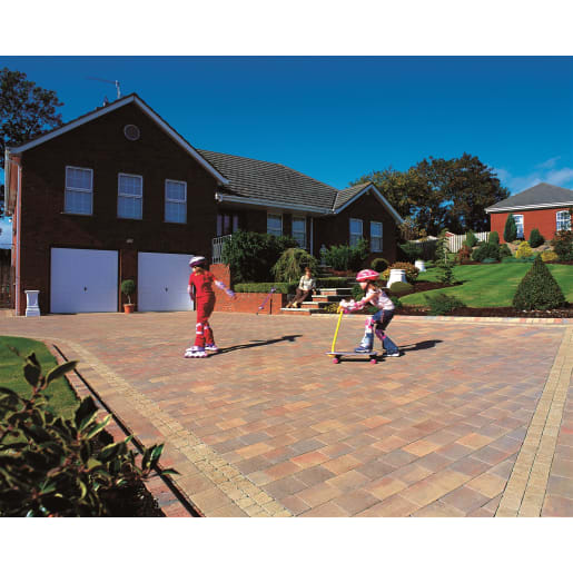 Tobermore Shannon Duo Block Paving 208 x 173 x 50mm Heather