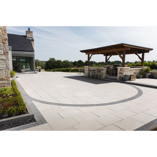 Tobermore Mayfair Paving Slab 600 x 400 x 50mm Silver