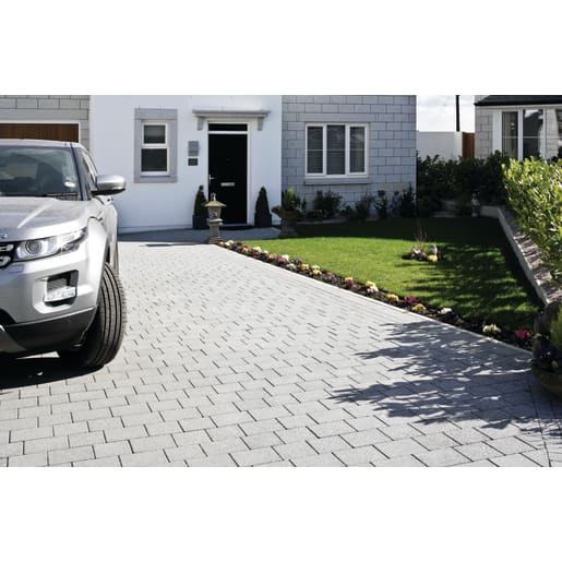 Tobermore Sienna Duo Block Paving 50mm Silver