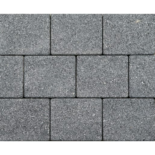 Tobermore Sienna Duo Block Paving 208 x 173 x 50mm Graphite