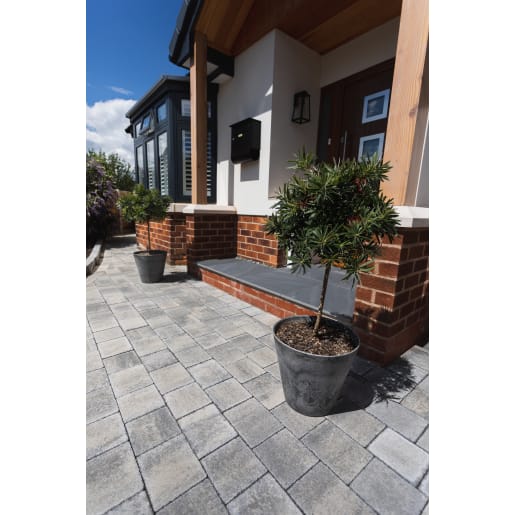 Tobermore Shannon Duo Block Paving 208 x 173 x 50mm Slate