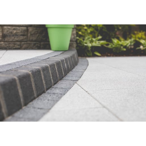 Tobermore Kerb Large Half Battered 90 Degree External Charcoal