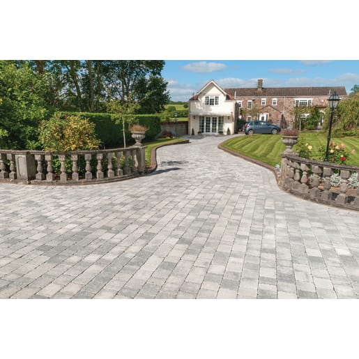 Tobermore Tegula Trio Block Paving 50mm Slate 13.65m²