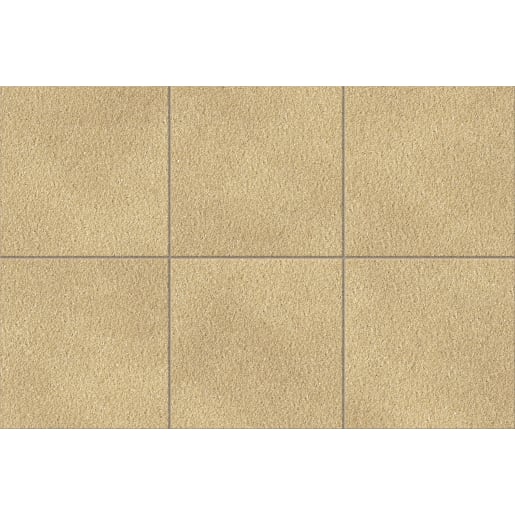 Marshalls Textured Utility Paving 450 x 450 x 32mm 13m² Buff Pack of 64