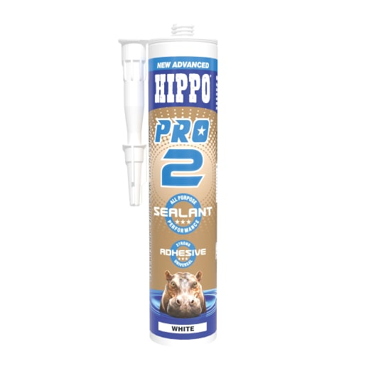 Hippo PRO2® Sealant & Adhesive 310 ml  Cartridge White