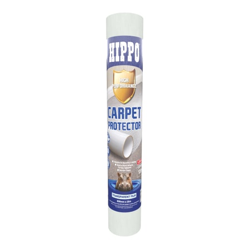 Hippo Carpet Protector 600mm x 25m Clear