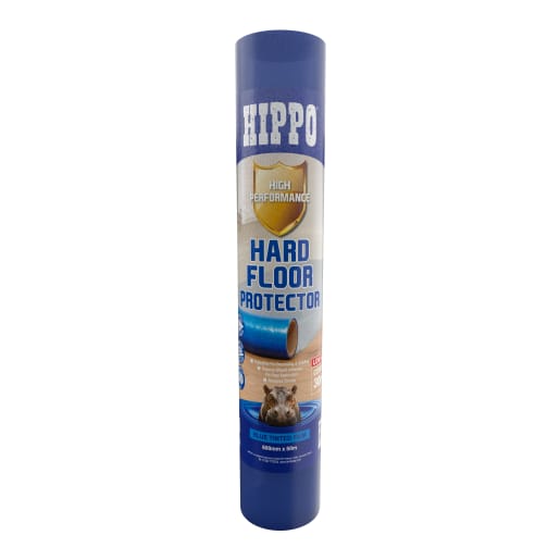 Hippo Hard Floor Protector 50m x 600mm Blue