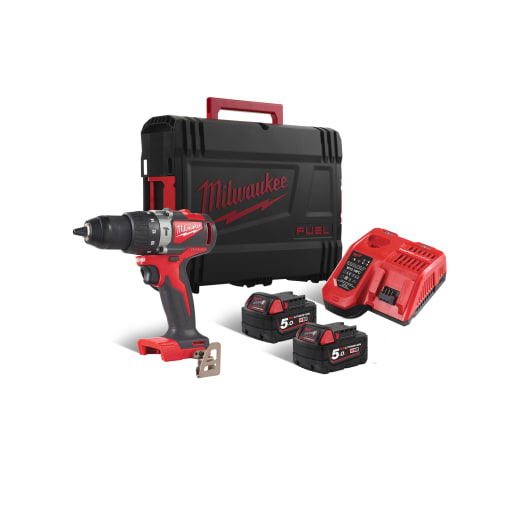 Milwaukee Brushless Percussion Drill 18V 2x5.0Ah