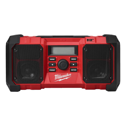 Milwaukee M18JSRDAB M18 Jobsite DAB Radio Bare Unit 18V