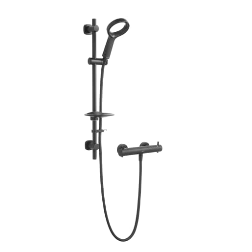 Aurajet Aio S Cool Touch Bar Shower Matte Black