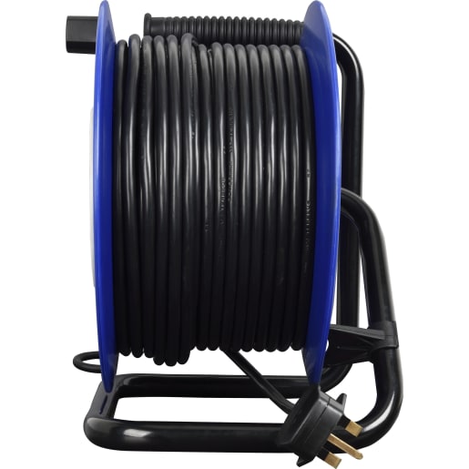Masterplug Four Socket 13A Large Open Reel with 50m Cable