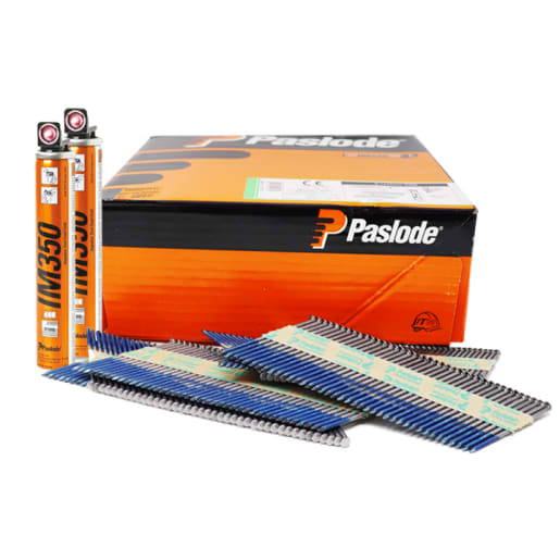 Paslode Galvanised Smooth Framing Nails Fuel Pack 90 x 3.1mm for IM350