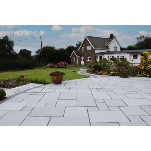 Vitripiazza Classicstone Calibrated Limestone Steel Blue 24mm Project Pack 18.9m²