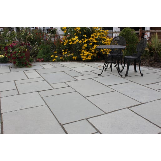 Vitripiazza Classicstone Calibrated Limestone Steel Blue 24mm Project Pack 18.9m²