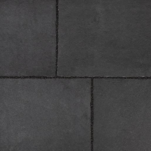 Natural Paving Single Size Flagstones 900 x 600mm Carbon Black