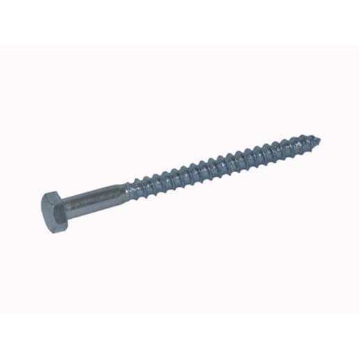 Unifix Coach Screw DIN 571 6 x 75mm Bright Zinc Plated Bag of 10