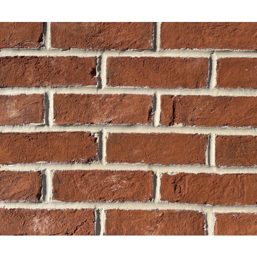 Classic Brick Oasthouse Orange Handmade 65mm