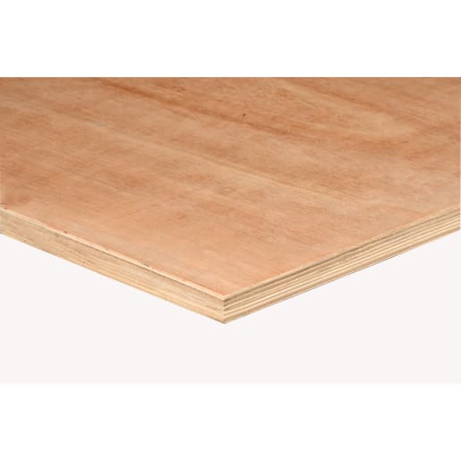 Hardwood Eucaplus Plywood Poplar Core FSC 2440 x 1220 x 25mm