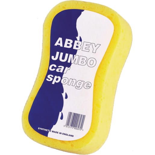 Robert Scott Jumbo Car Sponge 220 x 120mm Yellow